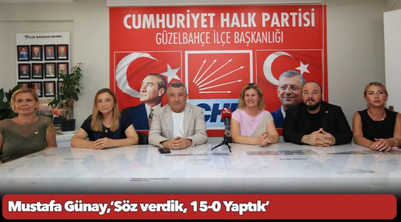 Mustafa Günay,‘Söz verdik, 15-0 Yaptık’