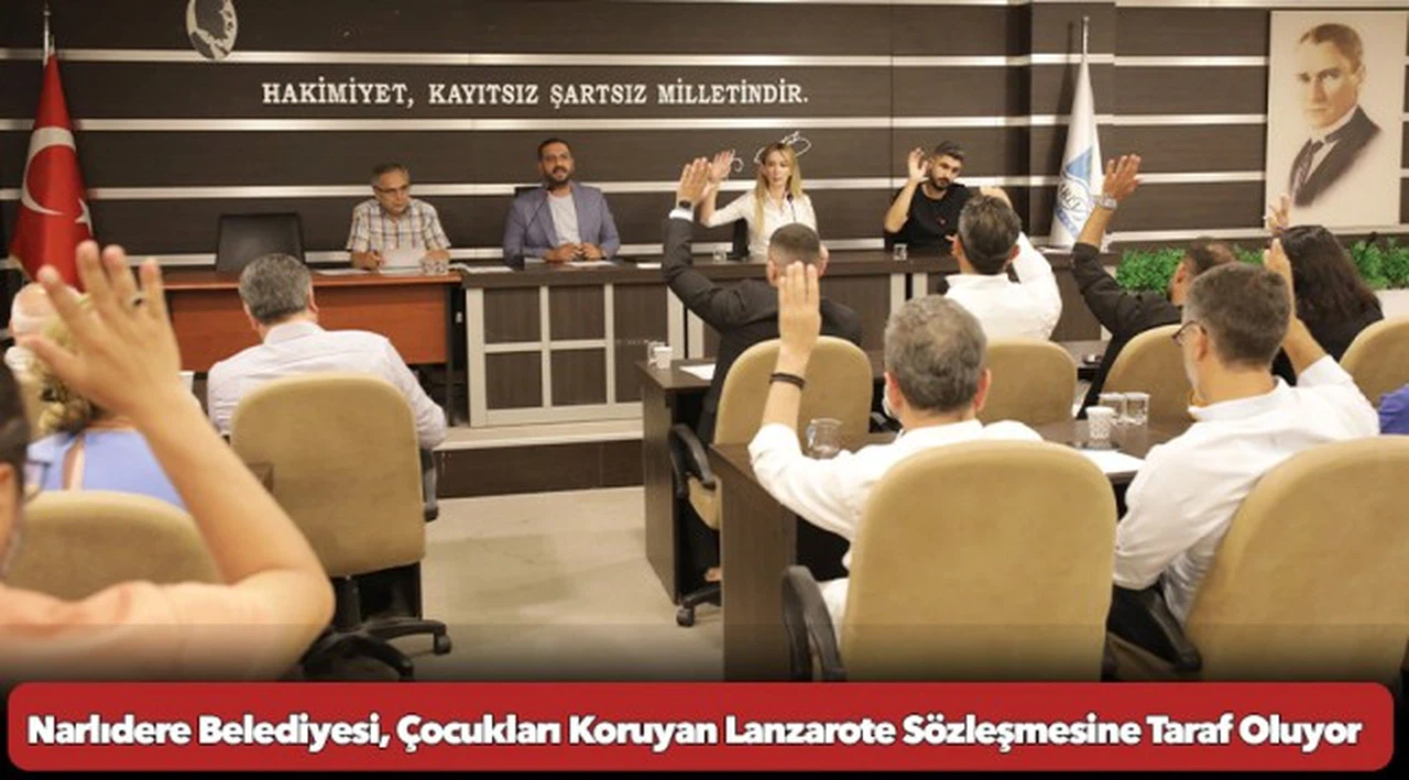 Narlıdere Belediyesi, Çocukları Koruyan Lanzarote Sözleşmesine Taraf Oluyor