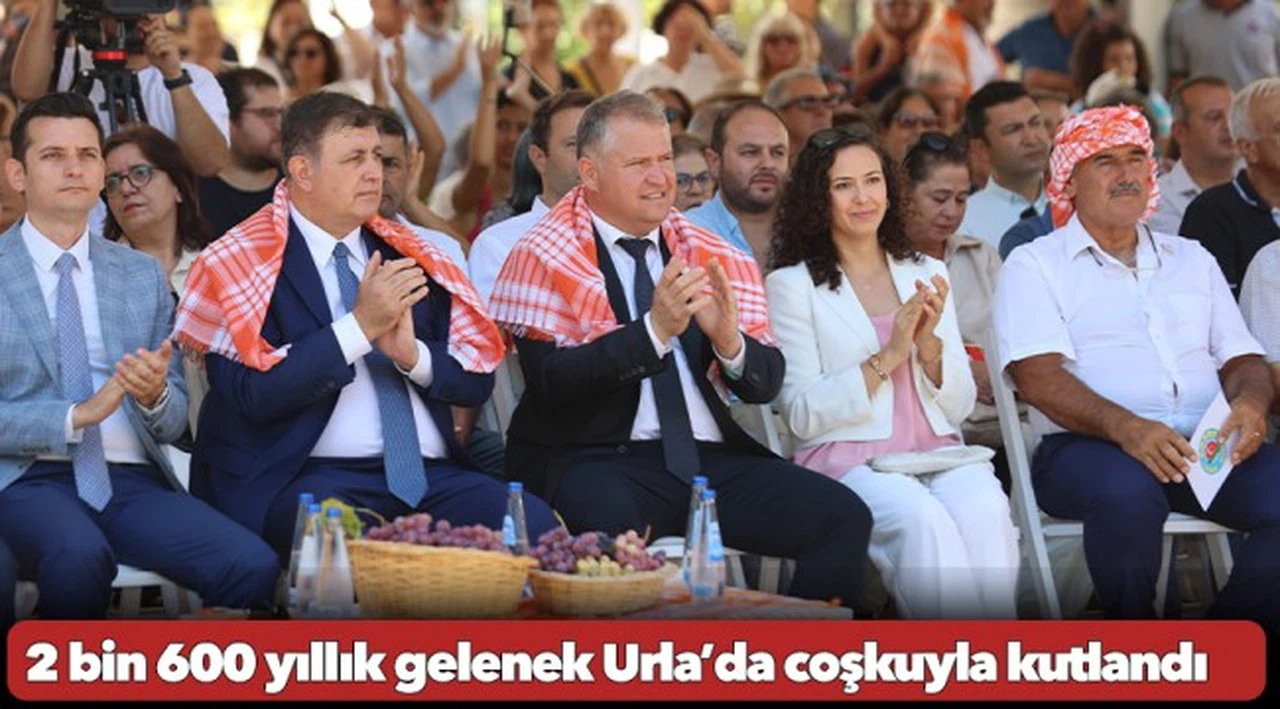 2 bin 600 yıllık gelenek Urla’da coşkuyla kutlandı