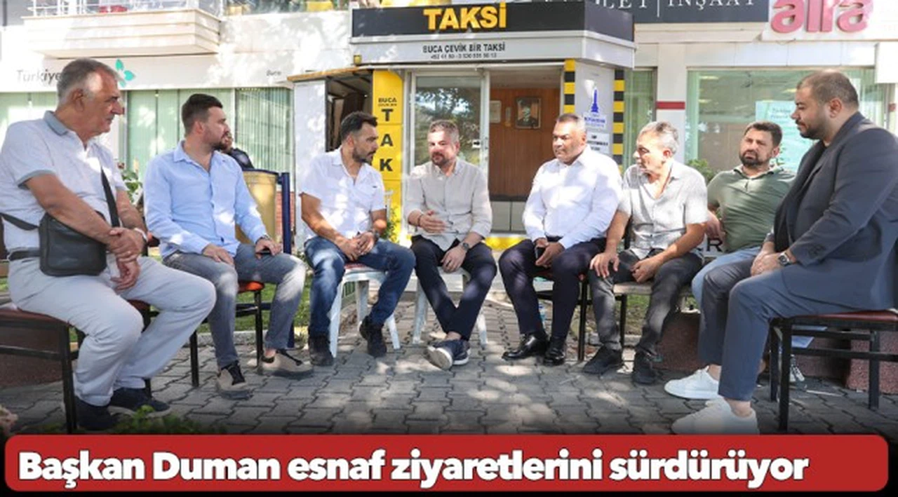 Başkan Duman esnaf ziyaretlerini sürdürüyor