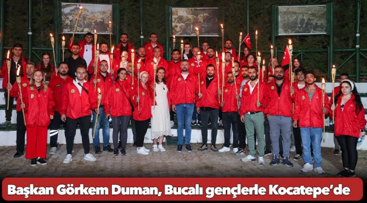 Başkan Görkem Duman, Bucalı gençlerle Kocatepe’de