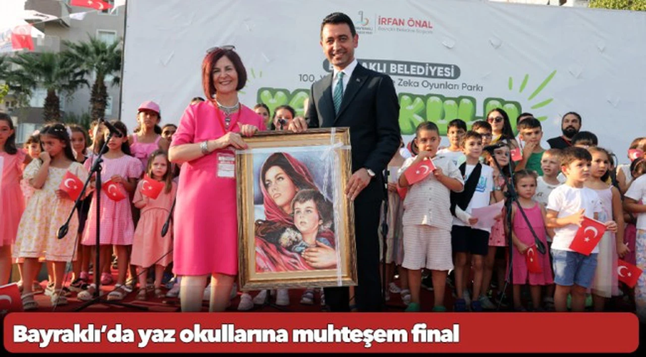 Bayraklı’da yaz okullarına muhteşem final