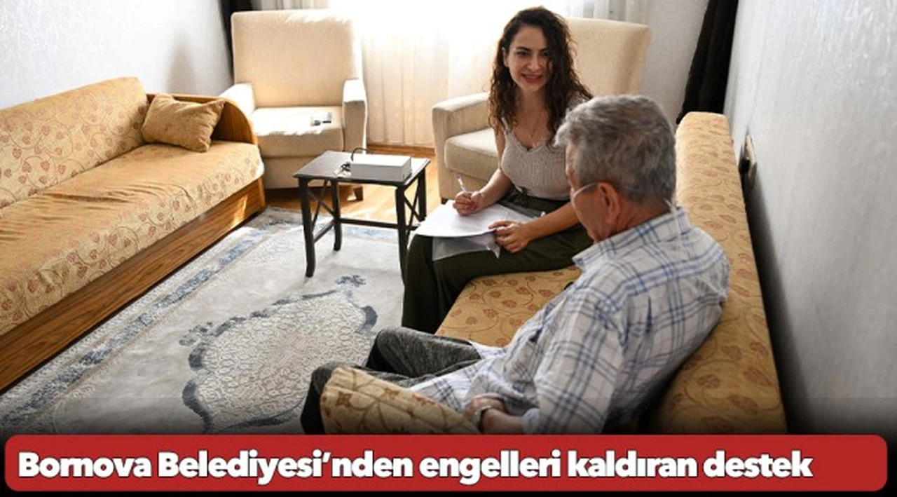 Bornova Belediyesi’nden engelleri kaldıran destek