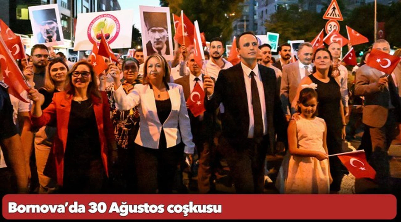 Bornova’da 30 Ağustos coşkusu