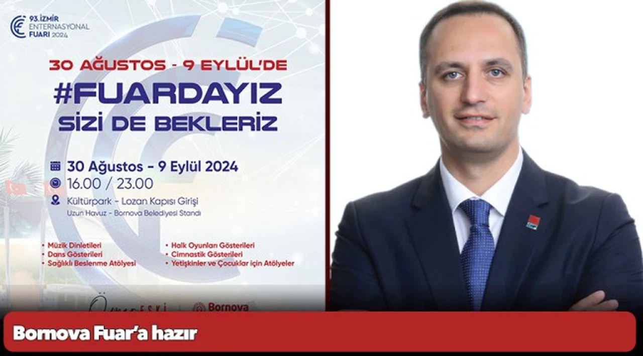 Bornova Fuar’a hazır
