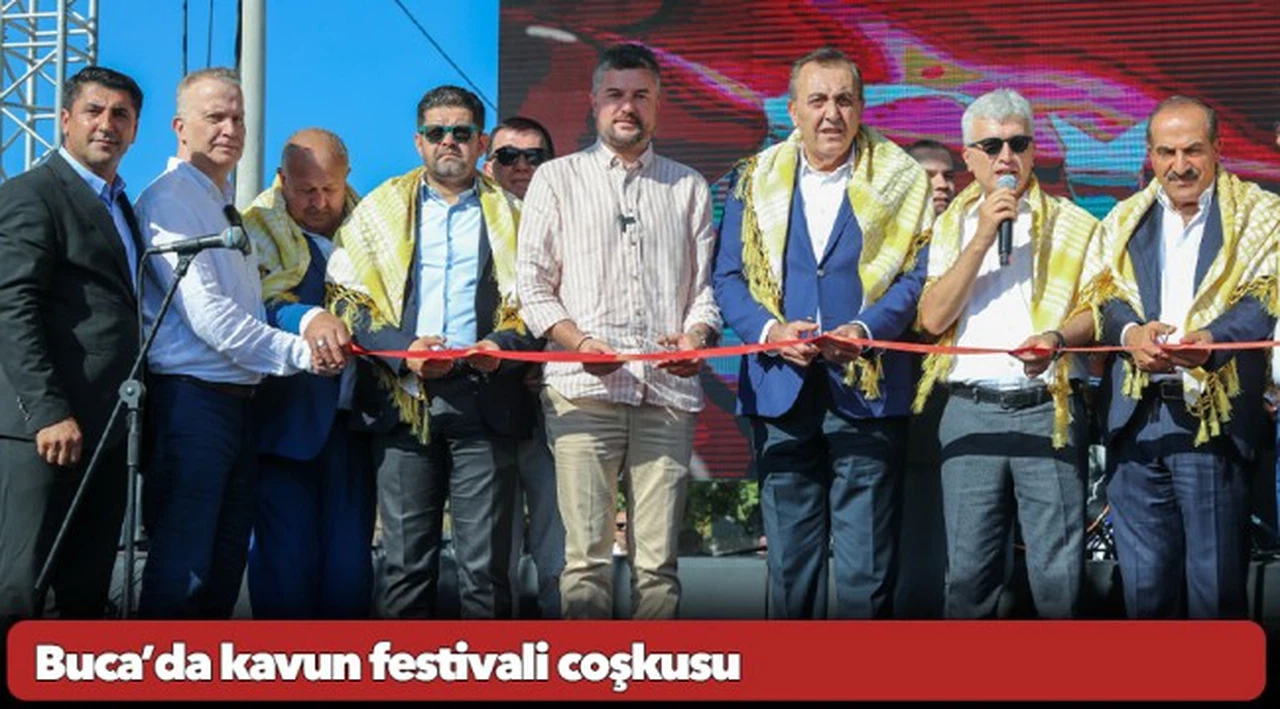 Buca’da kavun festivali coşkusu