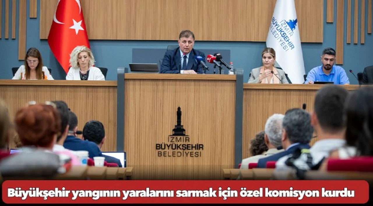 Büyükşehir yangının yaralarını sarmak için özel komisyon kurdu
