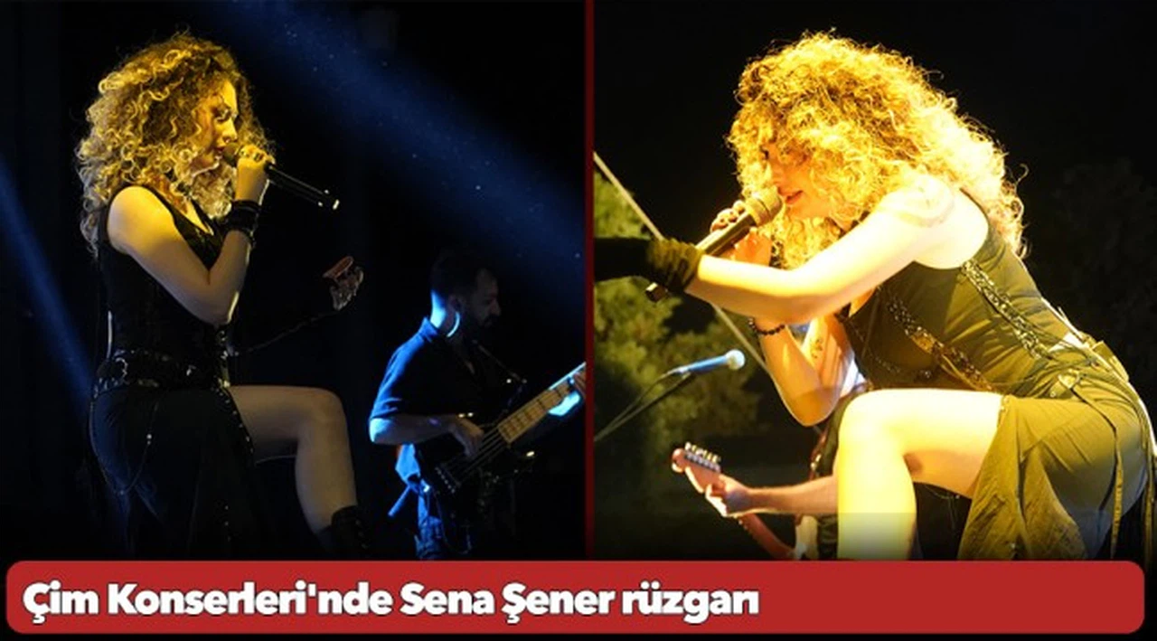 Çim Konserleri'nde Sena Şener rüzgarı