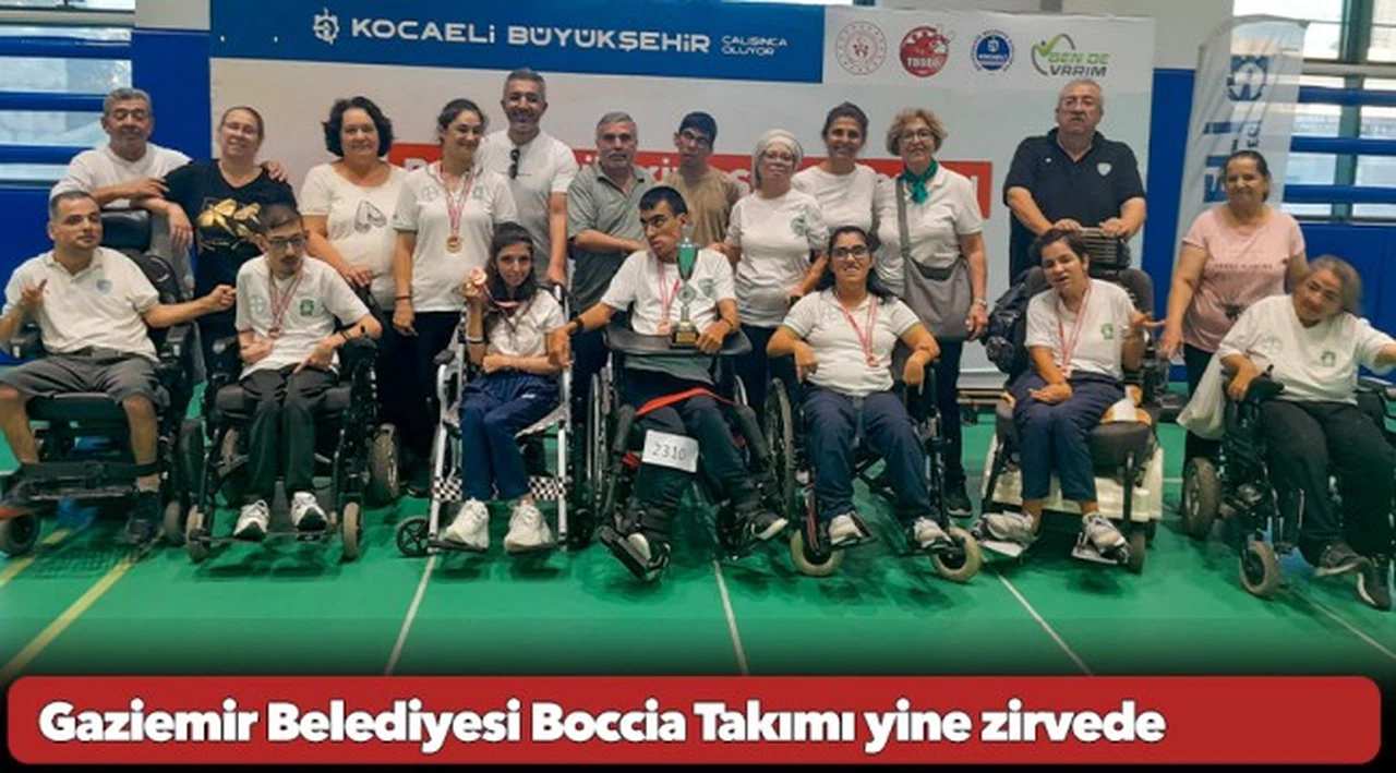 Gaziemir Belediyesi Boccia Takımı yine zirvede