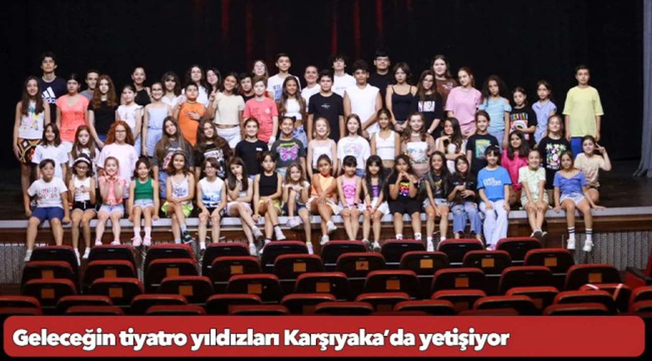 Geleceğin tiyatro yıldızları Karşıyaka’da yetişiyor