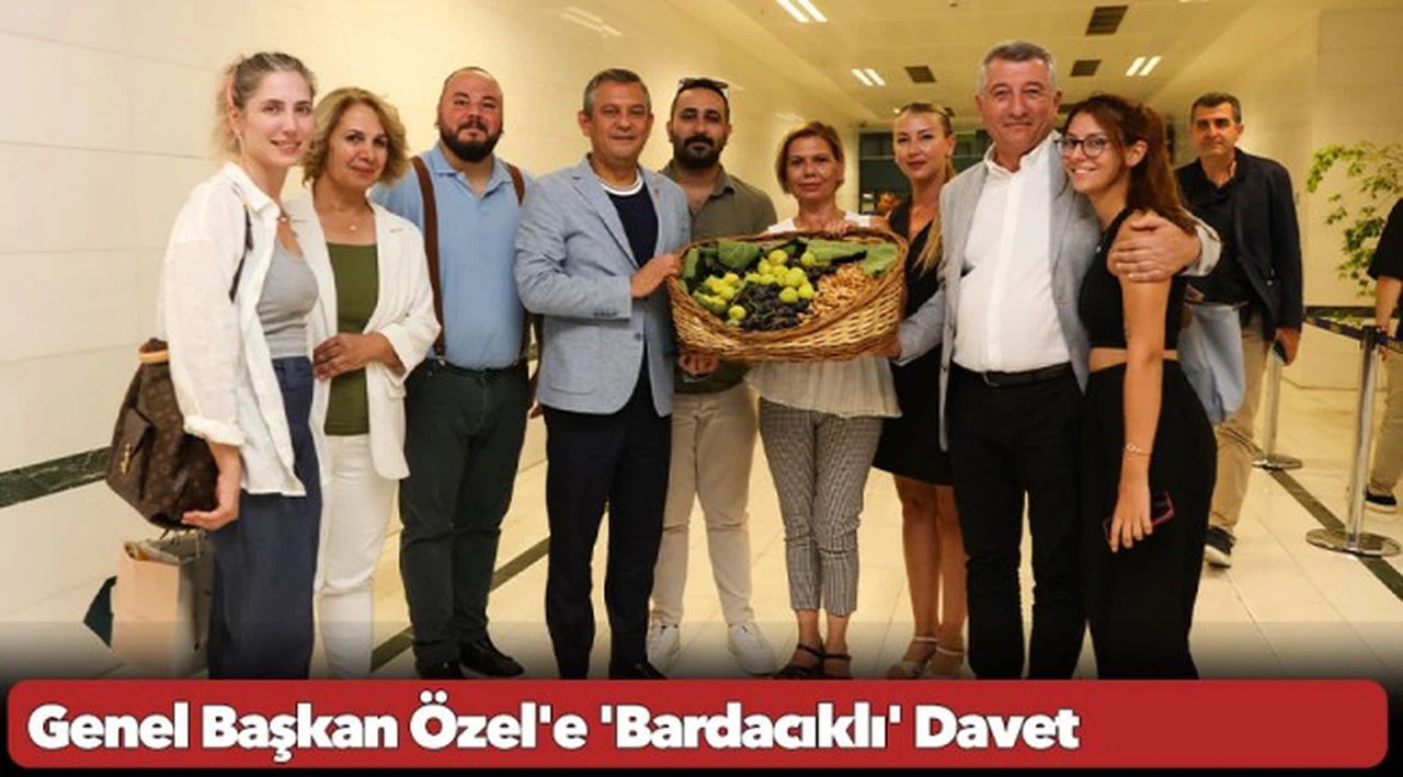 Genel Başkan Özel'e 'Bardacıklı' Davet