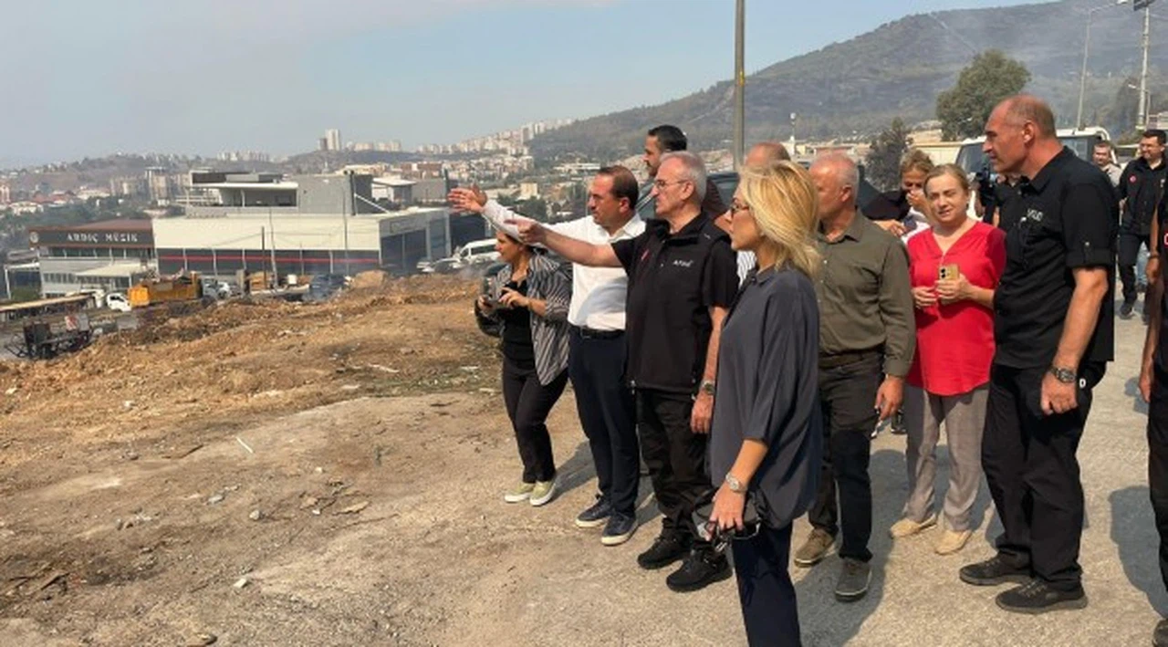 İYİ Parti Yangın sahasında