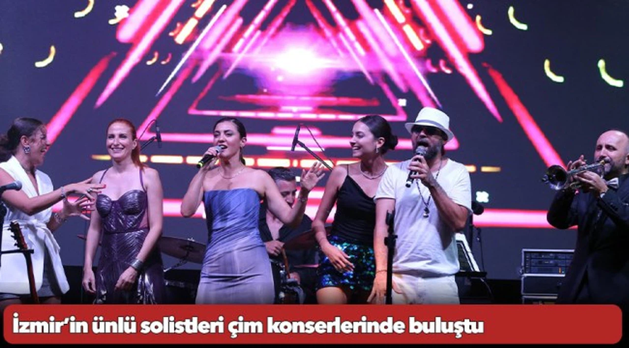 İzmir’in ünlü solistleri çim konserlerinde buluştu