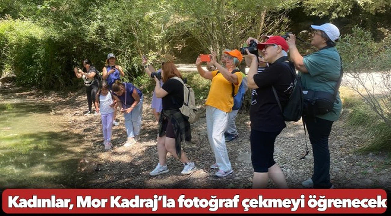 Kadınlar, Mor Kadraj’la fotoğraf çekmeyi öğrenecek