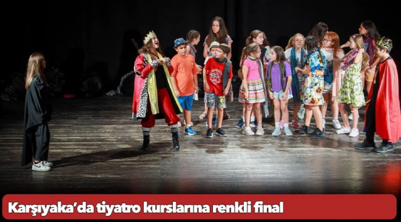 Karşıyaka’da tiyatro kurslarına renkli final