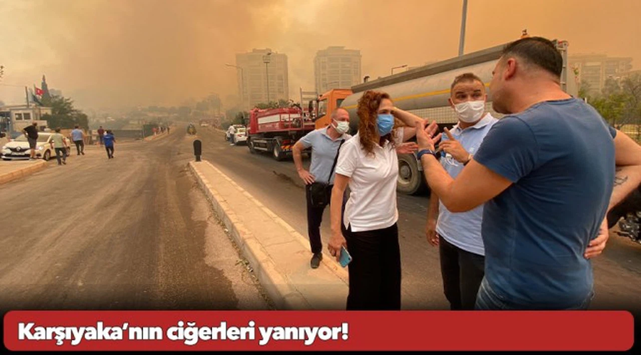 Karşıyaka'nın ciğerleri yanıyor!