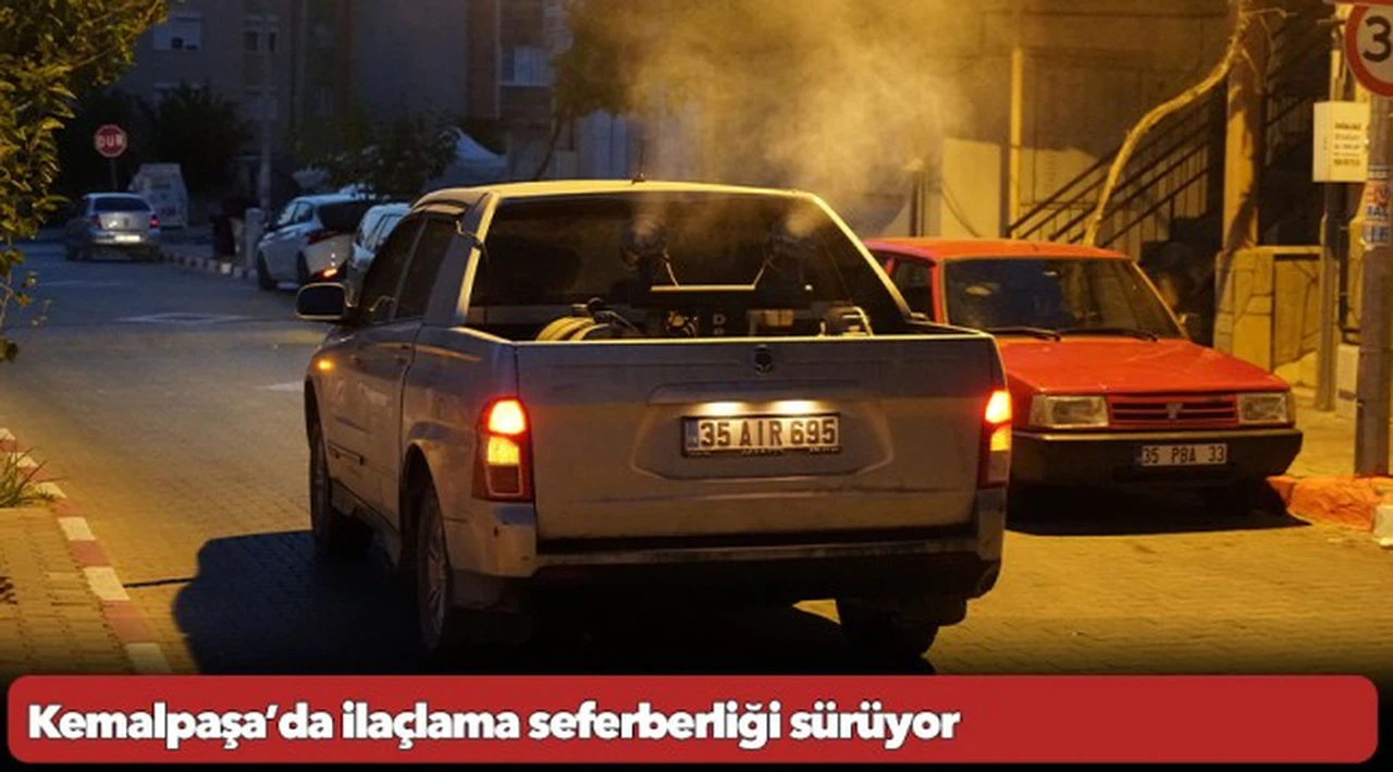 Kemalpaşa’da ilaçlama seferberliği sürüyor