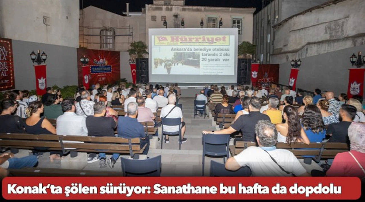 Konak’ta şölen sürüyor: Sanathane bu hafta da dopdolu