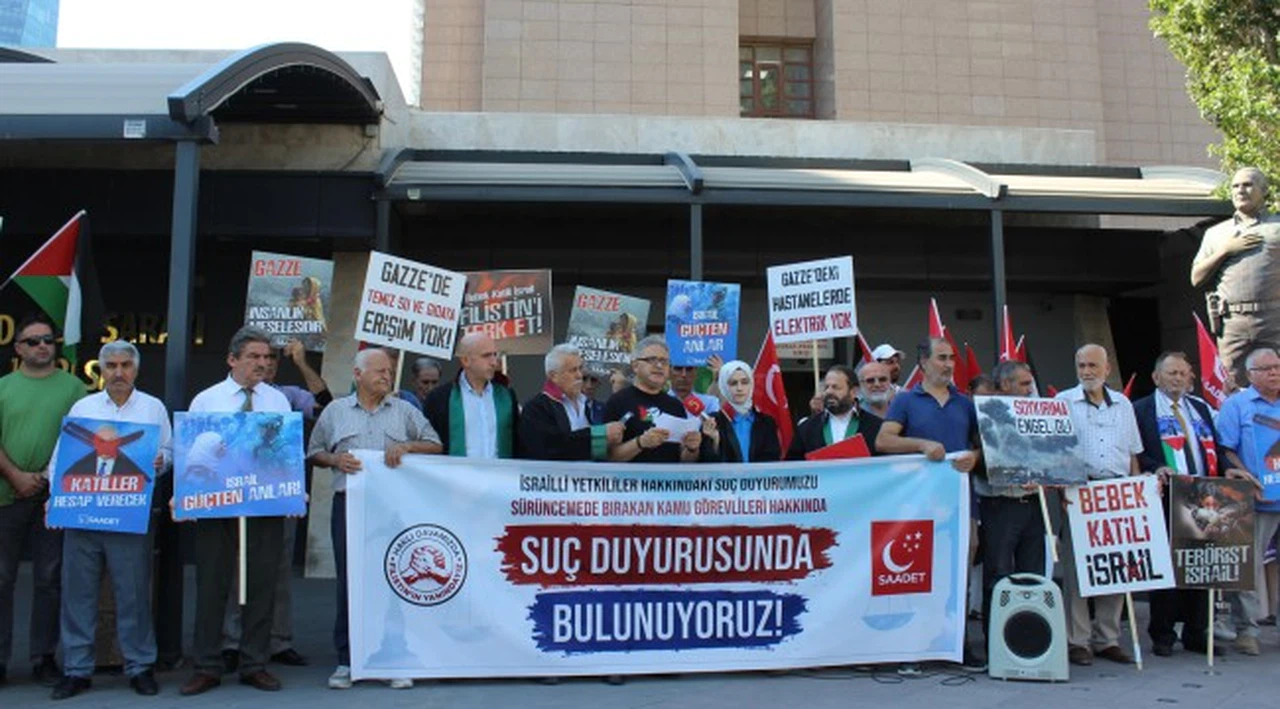 Saadet Partisi’nden İsrail’e Dava Açmayan Kamu Görevlilerine Suç Duyurusu