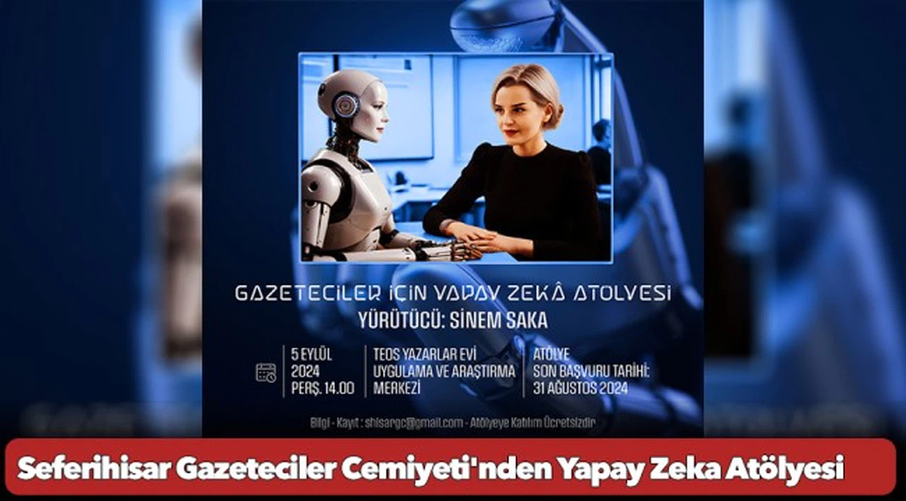 Seferihisar Gazeteciler Cemiyeti'nden Yapay Zeka Atölyesi