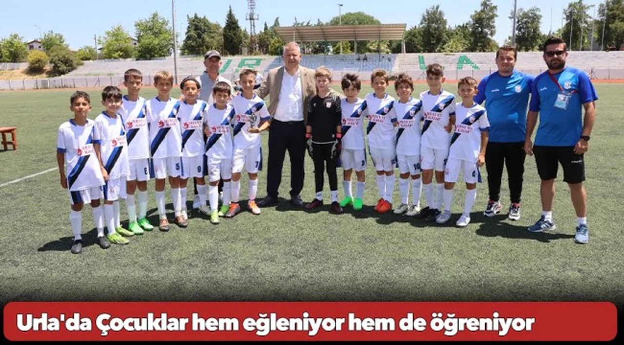 Urla'da Çocuklar hem eğleniyor hem de öğreniyor