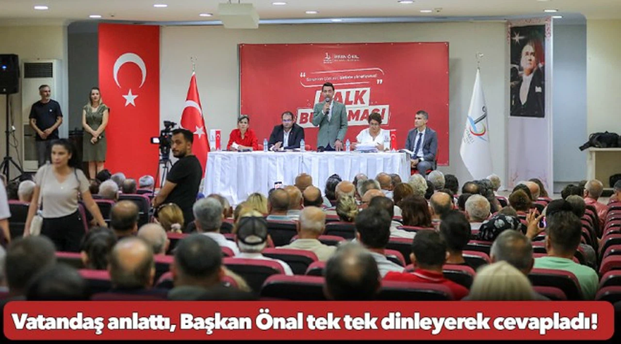 Vatandaş anlattı, Başkan Önal tek tek dinleyerek cevapladı!