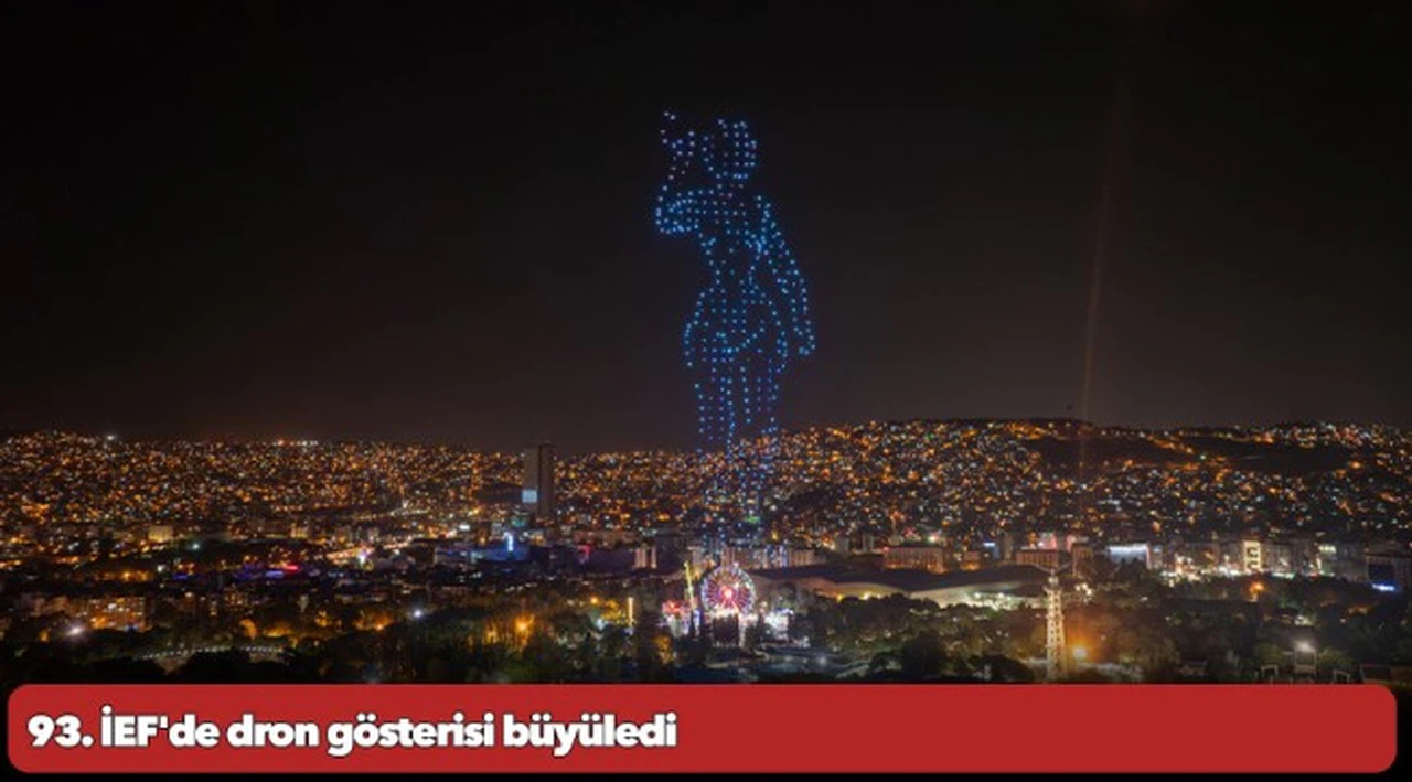 93. İEF'de dron gösterisi büyüledi