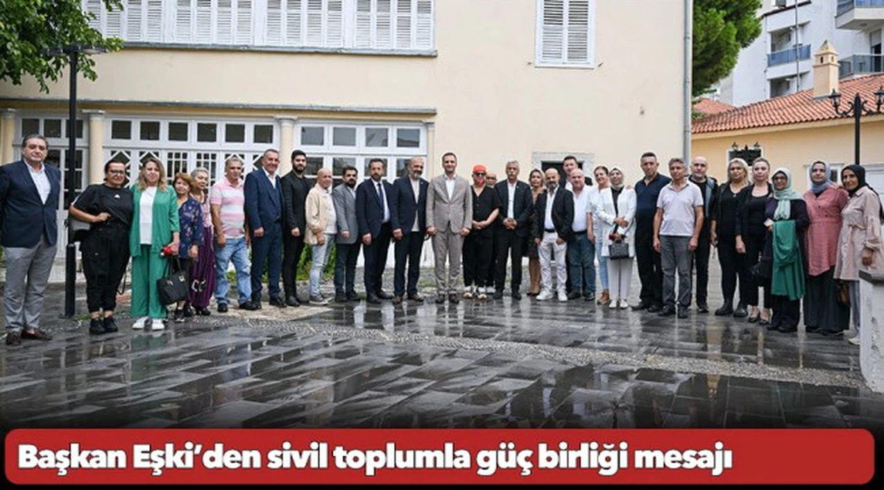 Başkan Eşki’den sivil toplumla güç birliği mesajı:  ‘Bornova’nın geleceği için işbirliği şart’