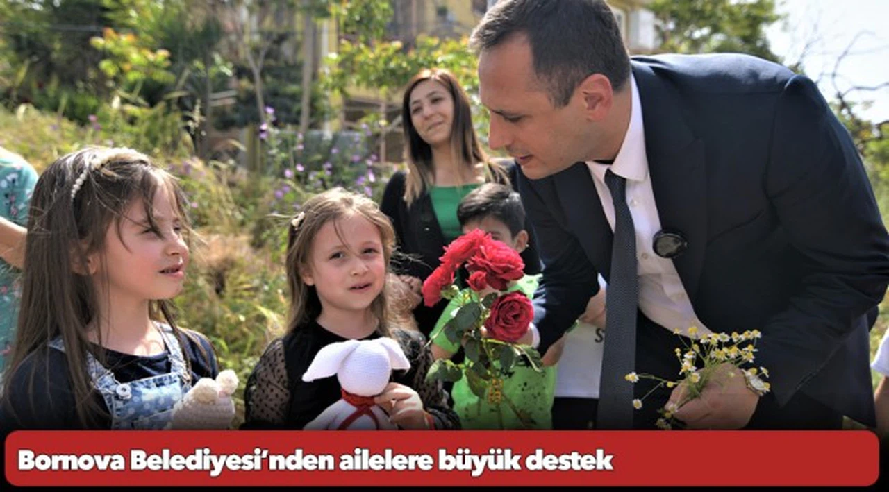 Bornova Belediyesi’nden ailelere büyük destek