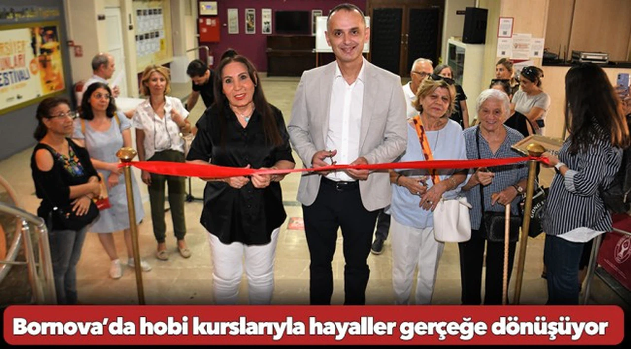 Bornova’da hobi kurslarıyla hayaller gerçeğe dönüşüyor