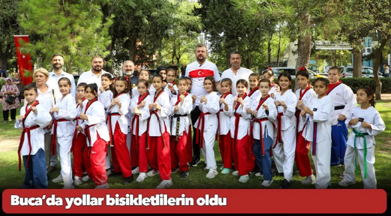 Buca’da yollar bisikletlilerin oldu