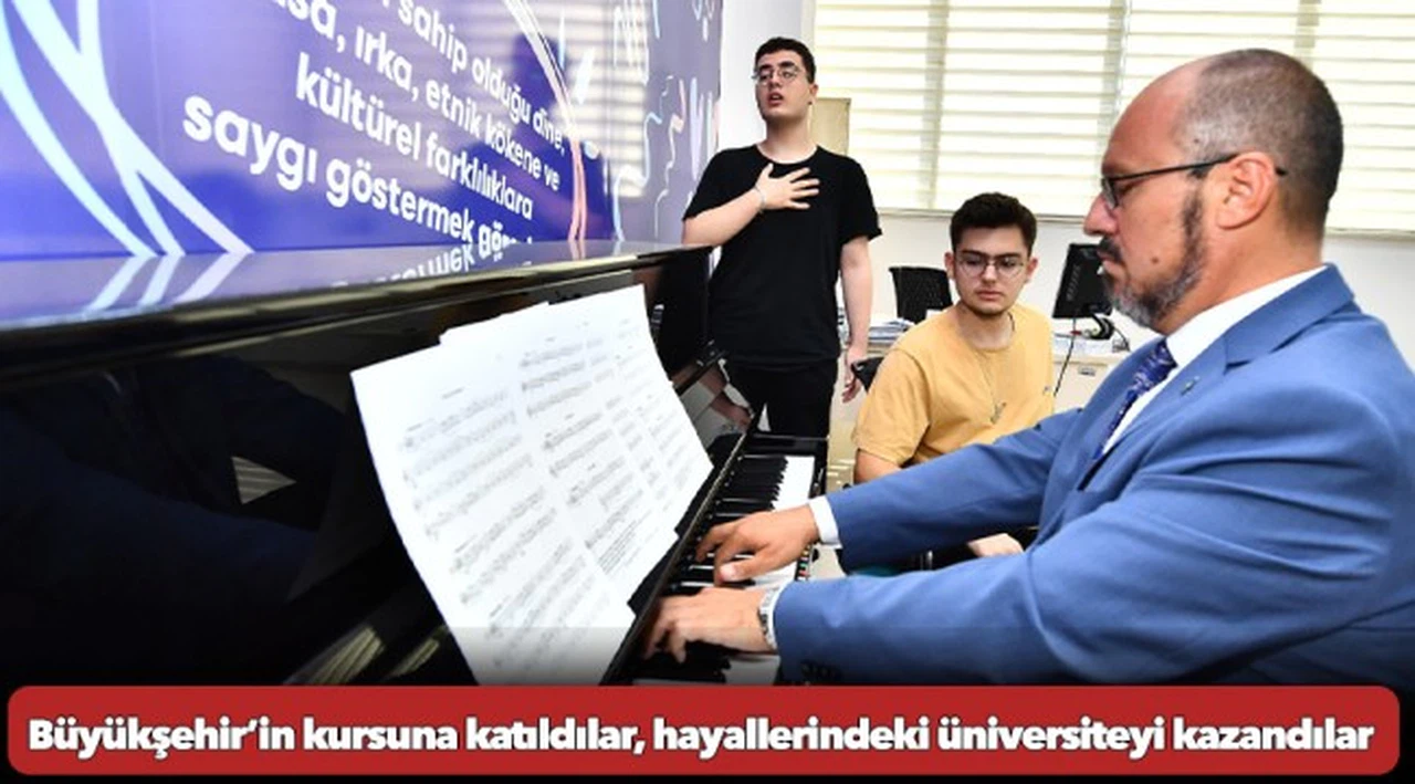Büyükşehir’in kursuna katıldılar, hayallerindeki üniversiteyi kazandılar