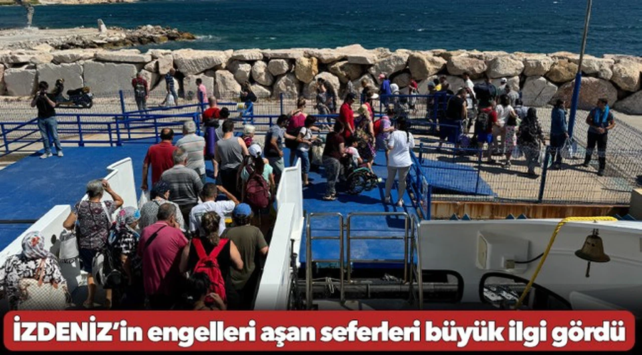 İZDENİZ’in engelleri aşan seferleri büyük ilgi gördü
