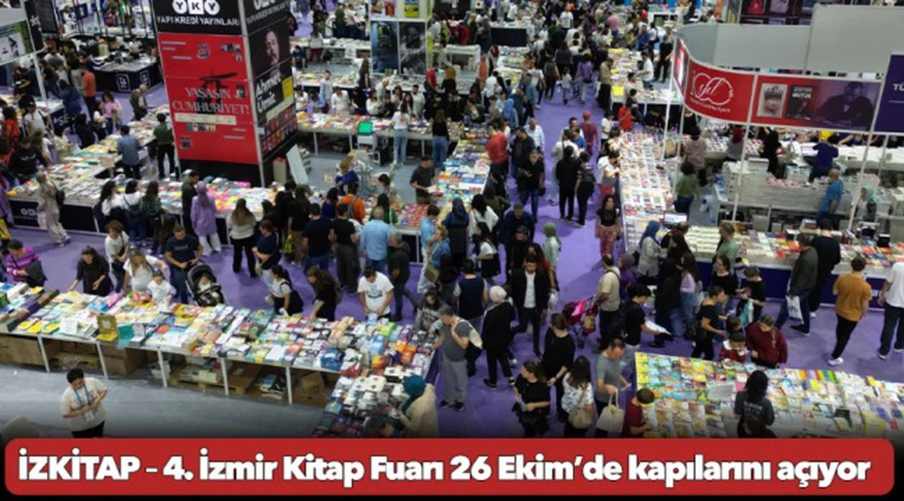 İZKİTAP – 4. İzmir Kitap Fuarı 26 Ekim’de kapılarını açıyor