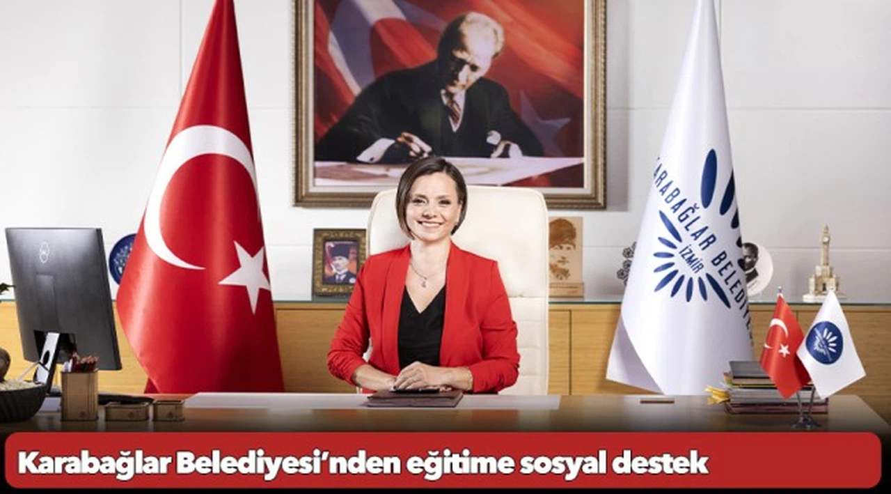 Karabağlar Belediyesi’nden eğitime sosyal destek