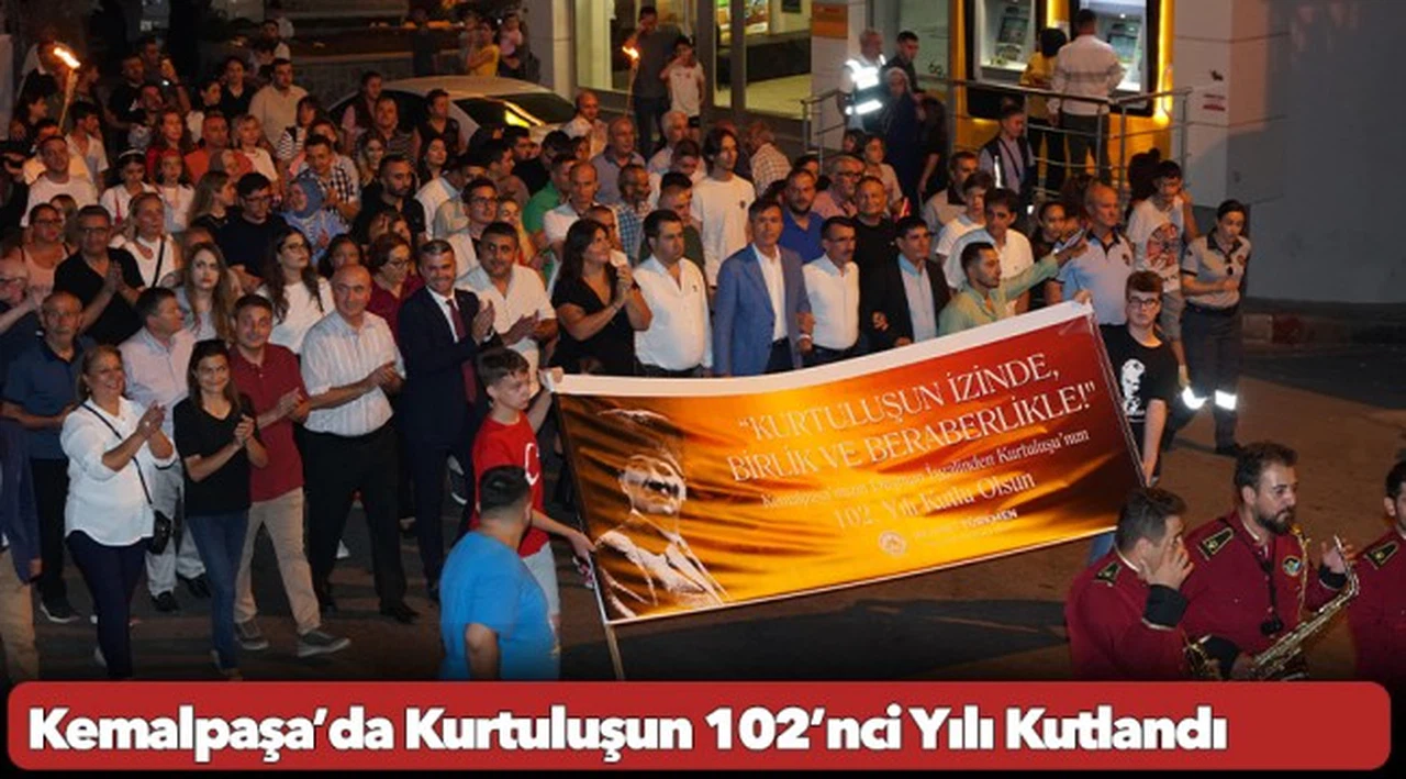 Kemalpaşa’da Kurtuluşun 102’nci Yılı Kutlandı