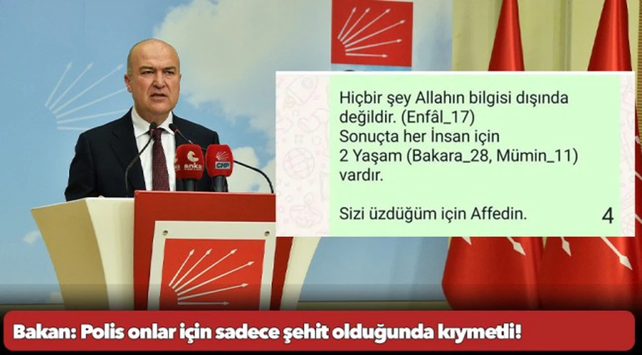 Polisin intihar notunu paylaşan CHP’li Bakan: Polis onlar için sadece şehit olduğunda kıymetli!