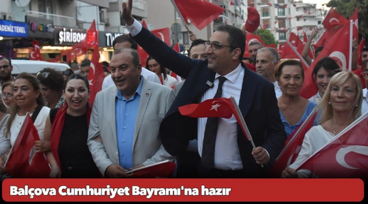 Balçova Cumhuriyet Bayramı'na hazır