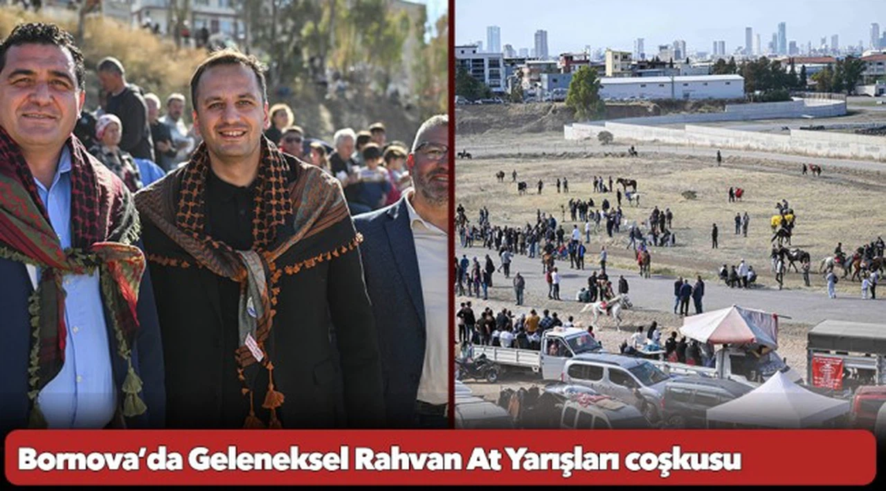 Bornova’da Geleneksel Rahvan At Yarışları coşkusu