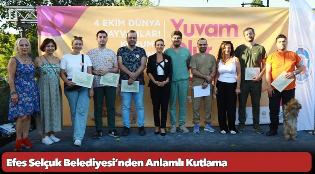 Efes Selçuk Belediyesi’nden Anlamlı Kutlama; “Yuvam Olur Musun?”