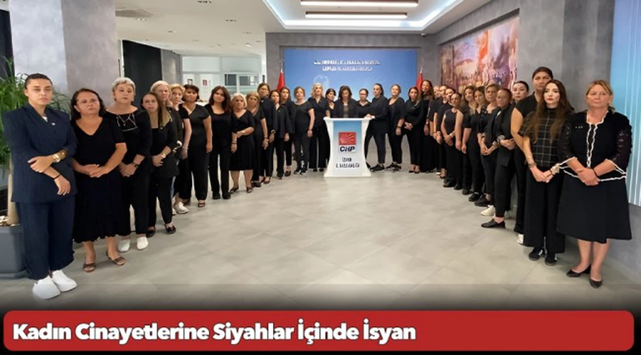 Kadın Cinayetlerine Siyahlar İçinde İsyan