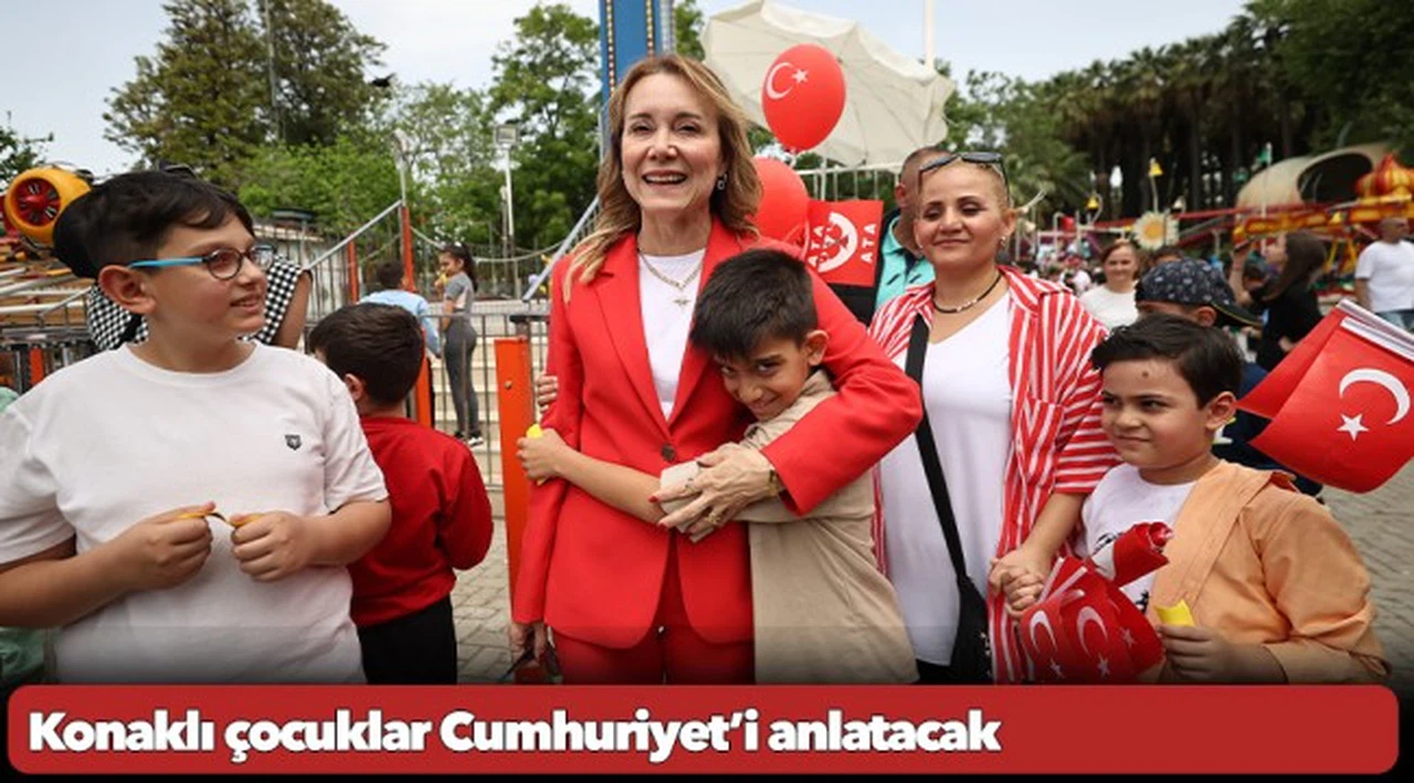 Konaklı çocuklar Cumhuriyet’i anlatacak