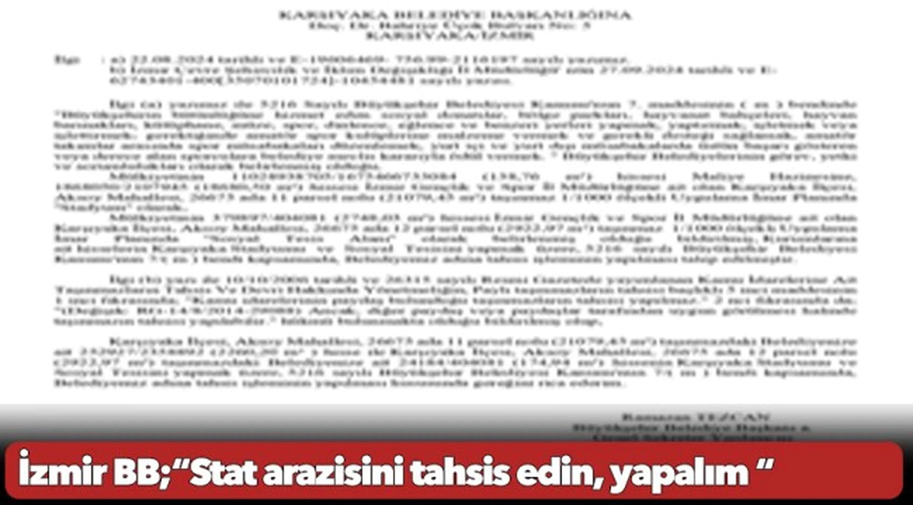 Stat arazisini tahsis edin, yapalım