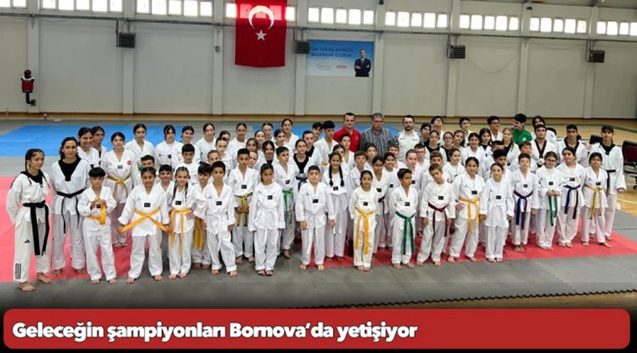 Geleceğin şampiyonları Bornova’da yetişiyor