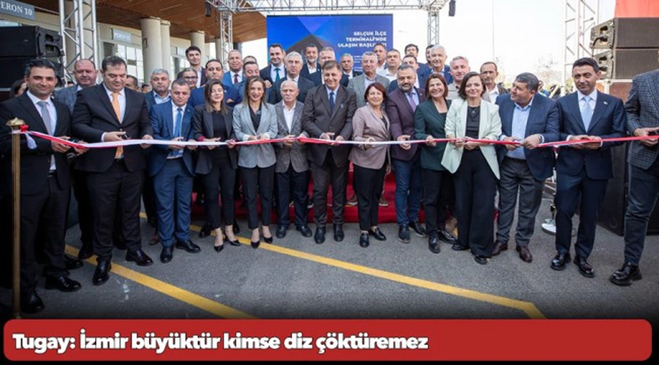 Tugay: İzmir büyüktür kimse diz çöktüremez