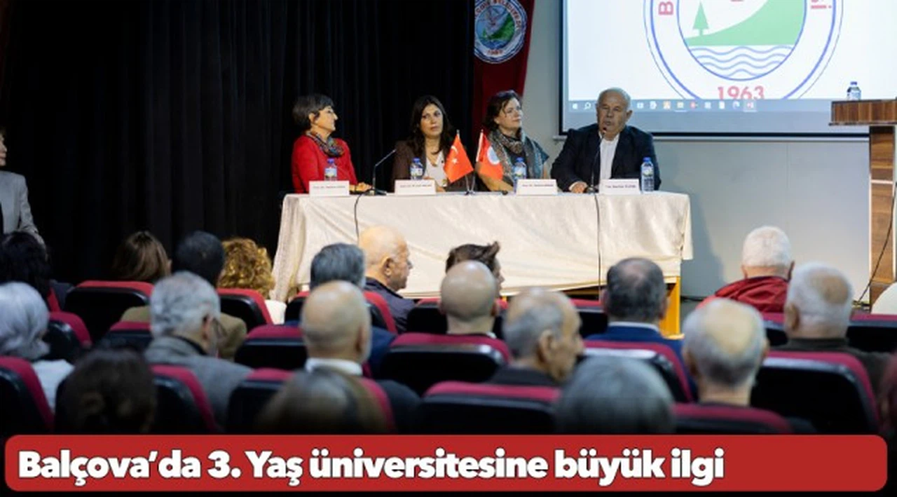 Balçova’da 3. Yaş üniversitesine büyük ilgi