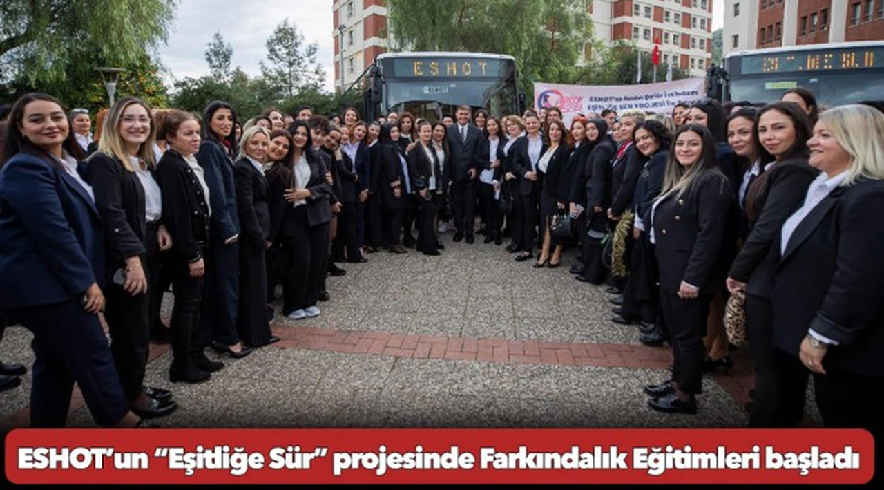 Başkan Tugay: Otobüslerimizi hem süren hem de onaran arkadaşlarımızın önemli bir kısmını kadınlarımız oluşturacak