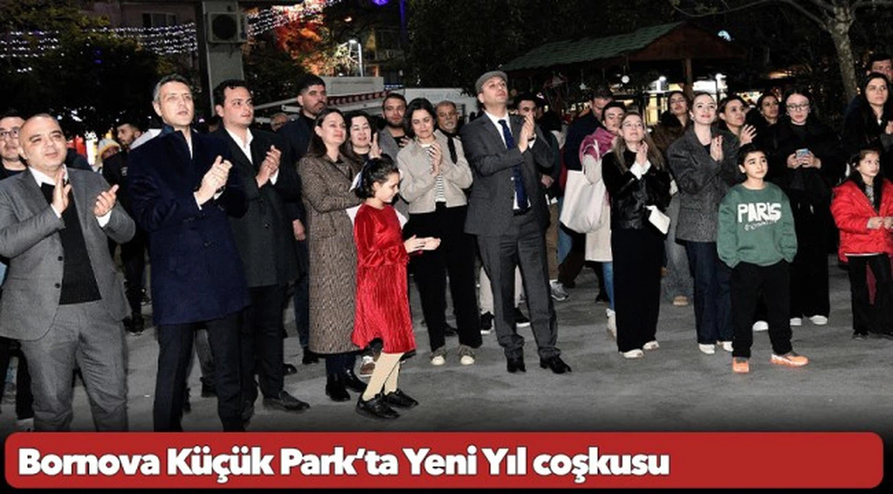 Bornova Küçük Park’ta Yeni Yıl coşkusu