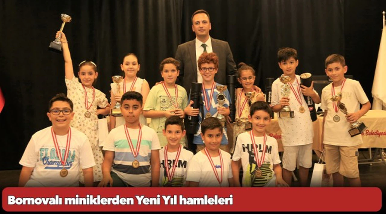 Bornovalı miniklerden Yeni Yıl hamleleri