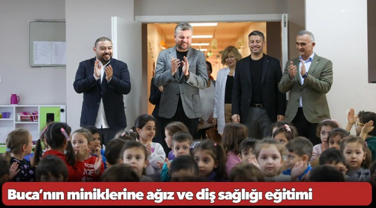 Buca’nın miniklerine ağız ve diş sağlığı eğitimi
